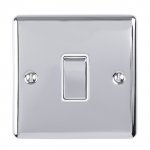 Eurolite EN20ASWPCW Enhance Decorative 20A Switch, Polished Chrome