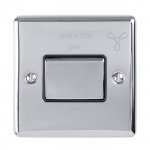 Eurolite ENFSWPCB Enhance Decorative fan switch, Polished Chrome