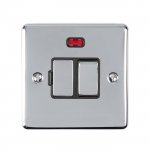 Eurolite ENSWFNPCB Enhance Decorative switched fuse spur with Neon Indicator, Polished Chrome