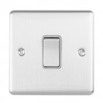 Eurolite ENINTSSG Enhance Decorative intermediate switch, Satin Stainless