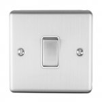 Eurolite ENINTSSW Enhance Decorative intermediate switch, Satin Stainless