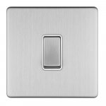 Eurolite ECSSINTW Concealed 3mm 3 gang Intermediate switch, Stainless Steel