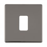 Eurolite EC-G1BN Concealed 3mm 1 gang grid plate, Black Nickel