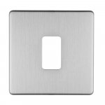 Eurolite EC-G1SS Concealed 3mm 1 gang grid plate, Stainless Steel