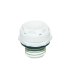 WISKA 10102369 M12 Polyamide VentPLUG Light Grey