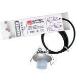 B.E.G. 92932 (PD9-M-1C-SDB-IP65-GH-FC) Occupancy Detector High-Bay Storages 360° FC Silver IP65 3.5m 1 Channel