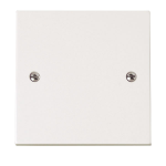 CLICK PRW060 POLAR 1 Gang Blank Plate Polar White