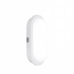 Aurora EN-BH208/40 Utilite 8W Polycarbonate IP65 Oval Utility Bulkhead, 4000K