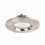 Aurora EN-BZ93SN EFD PRO 90mm IP65 Aluminium Downlight Bezel, Satin Nickel