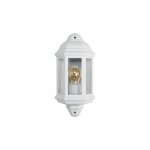 Bell Lighting 10364 Retro Half Lantern White (lamp not included)