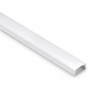 JCC JC121265 Surface mounted aluminium profile 2 meters opal diffuser