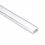 JCC JC121266 Recessed aluminium profile 2 meters opal diffuser