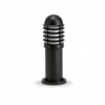 JCC JC39201BLK NiteLED Mains IP44 Short Louvred Bollard Unlamped E27 Black