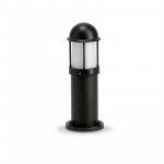 JCC JC39211BLK NiteLED Mains IP44 Short Plain Bollard Unlamped E27 Black