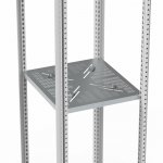 nVent HOFFMAN SHM0606 Monitor shelf, 600x600, Zinc plated