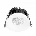 Aurora EN-DLB071D/30 Aurora Baffled CurveE 7W 640lm 3000K Downlight - Triac Dimmable