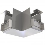 Ansell Lighting AVASLED/90 Vasco 90° Corner Connector - Aluminium