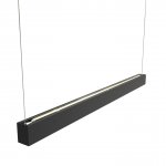 Ansell Lighting AVASLED/B Vasco LED CCT Suspended Linear 50W Warm White/Cool White/Daylight - Black