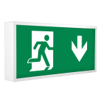 Lumineux 421065 Redbrook LED Emergency Exit Box 5W 6000K White