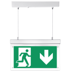 Lumineux 421304 Fontburn LED Emergency Hanging Exit Sign 3W 6000K White