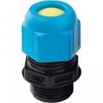 WISKA 10103371 ESKE/1-i 12 Ex-cable gland, polyamide with short thread, RAL 9005/5012, M12