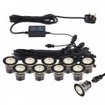 Saxby 99765 IkonPRO CCT 3000K/4000K 35mm black IP67 0.75W cct deck light kit