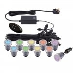 Saxby 59136 IkonPRO 25mm kit IP67 0.75W RGB deck light kit