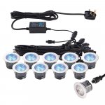 Saxby 76617 IkonPRO CCT 6500K/Blue 45mm IP67 0.75W cct deck light kit