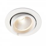 Saxby 99554 Axial round 30W warm white downlight, 140mm