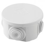 Gewiss GW44001 Junction box with plain press-on lid - IP44, ø 65x35