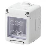 Gewiss GW27042 Watertight enclosure IP55,2 gang