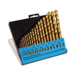 C.K T3291 Titanium Nitride Coated Drill Set of 19 1-10mm