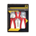 C.K T3803 RedLine Cutter, Combi and Snipe Pliers set