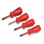 C.K T48349 Stubby VDE Slim Screwdriver Set/4 piece