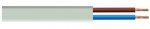 Securi-flex SFX/2192Y-2C-0.5-PVC-WHT-U-100 Cable 100m 2192Y 0.5mm Flat Flexible Power White PVC (H03VVH2-F 2X0.5)