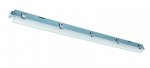 JCC JC71553EM/WOP/1-10V ToughLED weatherproof 4ft Single 18W 4000K White Opal Diffuser / 1-10V IP65 EM