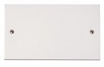 CLICK PRW061 POLAR 2 Gang Blank Plate Polar White