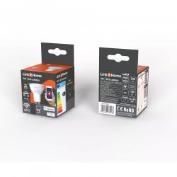 Link2Home L2HGU105W Smart colour changing lamp bulb, GU10 base