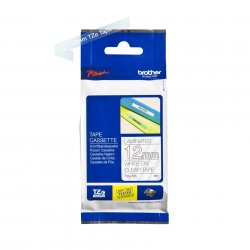 Brother TZe-135 Labelling Tape Cassette  White On Clear, 12mm wide