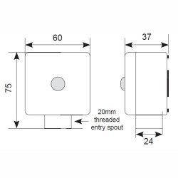 Ansell Lighting AOCTO/BT/PIR/IP65-S