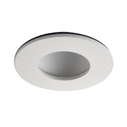 Saxby 102669 OrbitalPRO 4CCT 9W Matt White IP65 Downlight, fire rated