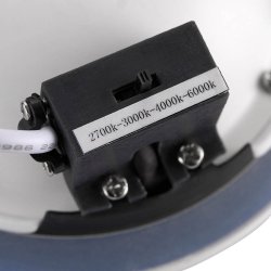 Saxby 102671 OrbitalPRO 4CCT 12W Matt White IP65 Downlight, fire rated