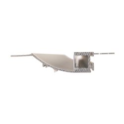 Saxby 102665 Rigel Wall Flange Plaster-in 2m aluminium profile/extrusion white