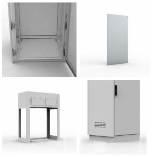 nVent HOFFMAN floor standing aluminium accessories