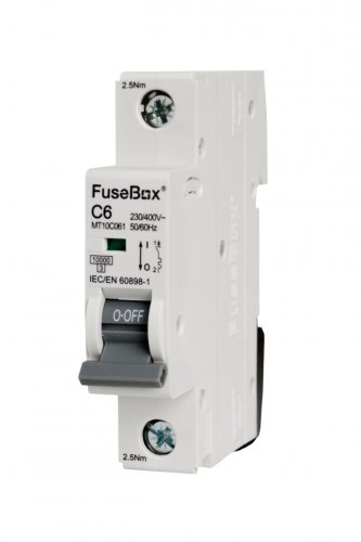 FuseBox MT10C061 MCB 1 pole 10kA, 6A, C curve