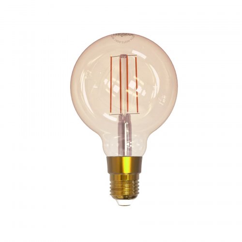  Link2Home L2HFE27L6W Smart colour-change balloon filament lamp bulb, E27 base