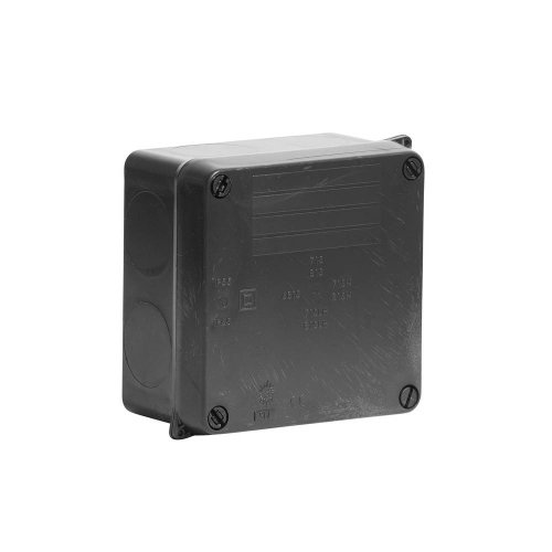 WISKA 815N WIB1 plastic surface sealed box, black