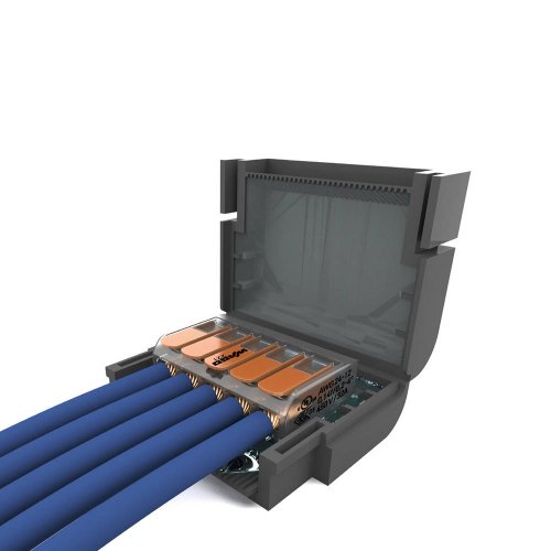 WISKA 10109408 MJBF215 mini gel box, 1 x 5 way connector