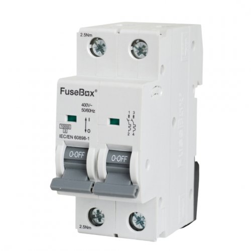 FuseBox MT10C062 MCB 2 pole 10kA, 6A, C curve