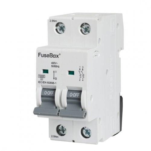 FuseBox MT10C402 MCB 2 pole 10kA, 40A, C curve